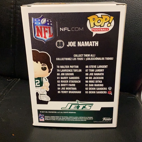 NFL joe Namath funko pop #88 with protector - Picture 6 of 7